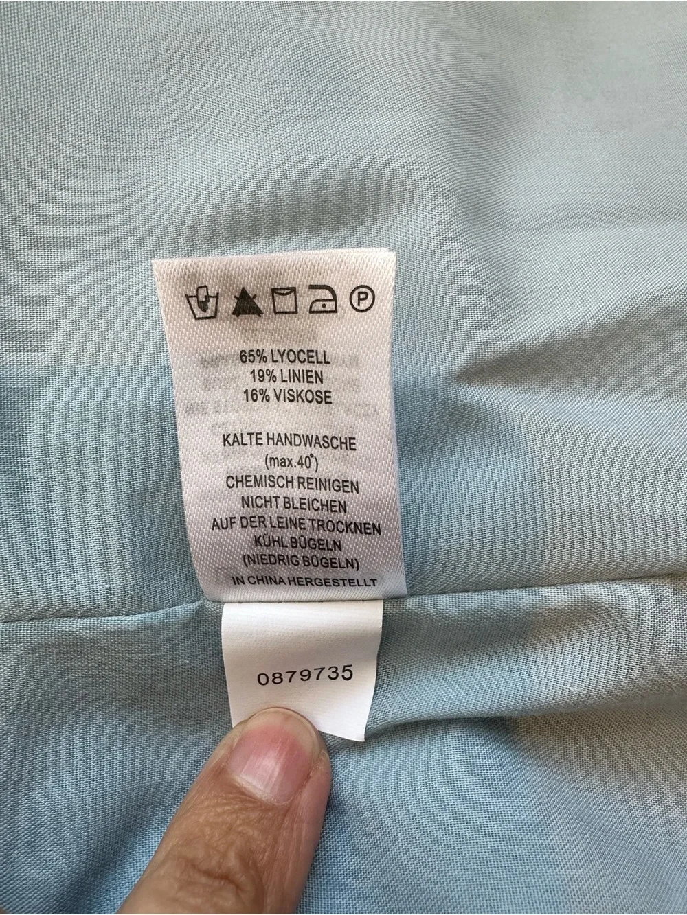 Caroline Constas Blue Lyocell Linen Button Front Vest Top Size Large - Picture 7 of 11